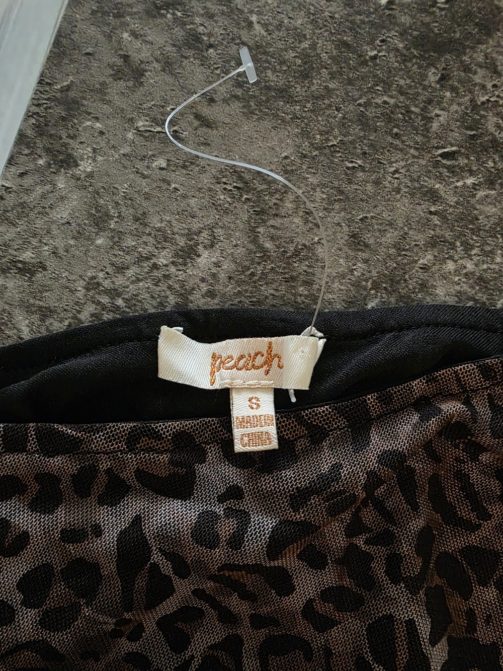 Leopard Print Maxi Skirt - Brown and Black - Picture 2 of 2